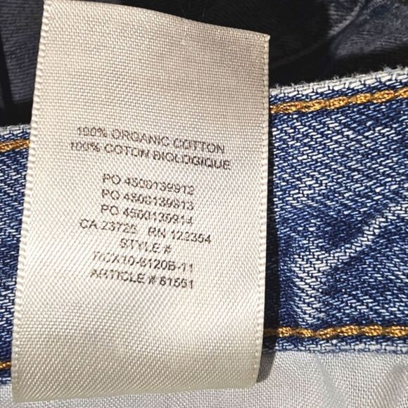 Aritzia Denim Forum Women's  The Ex Boyfriend Denim Short Light Wash Size 26 EUC - Picture 16 of 16